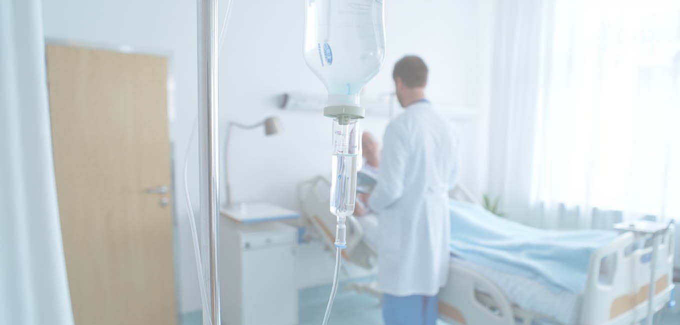 Капельница крупным планом